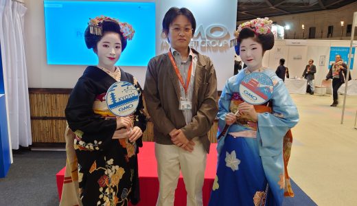 IGF京都でGMOの舞妓さんと記念撮影