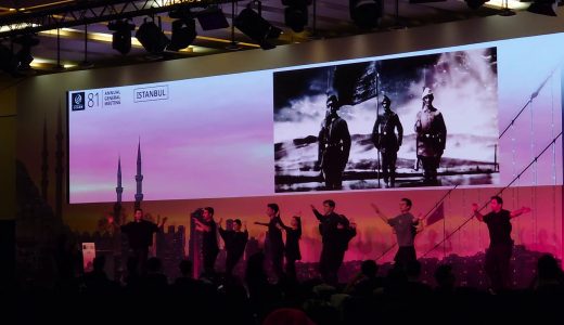 ICANN81イスタンブールのオープニングセレモニーの予行練習