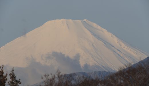 富士山撮り比べ（EOS R6とEOS 5DMarkIV、Lレンズと通常レンズ）
