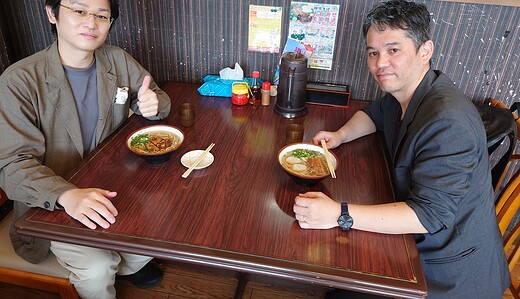 伊良部さんとランチミーティング