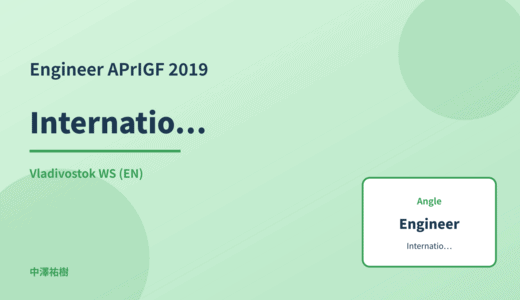Engineer: International norm-setting — APrIGF 2019 Vladivostok WS