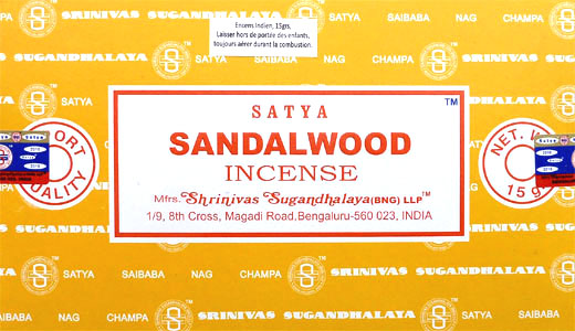 Encens Satya Bois de Santal 15g