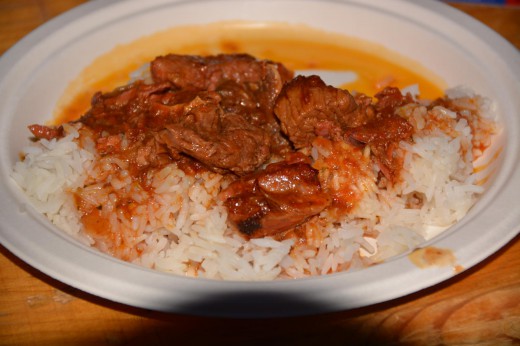 Afrikanisches Gulasch auf dem Sommerfestival der Kulturen 2013 in Stuttgart