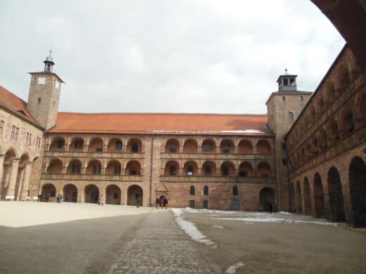 Bild vom Innenhof der Plassenburg