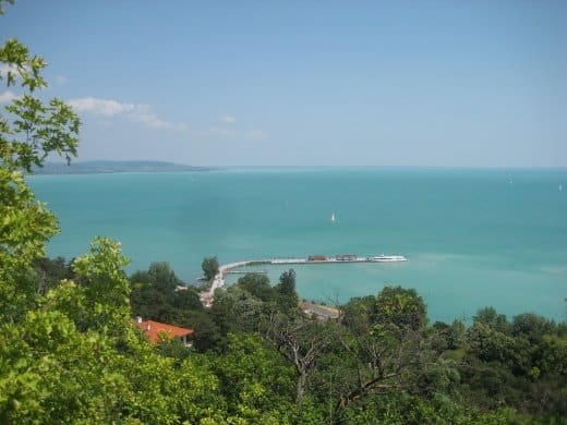 Der Balaton von oben...