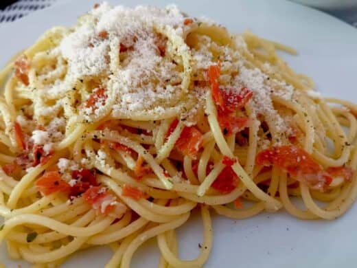 Leckere Pasta gab es wieder