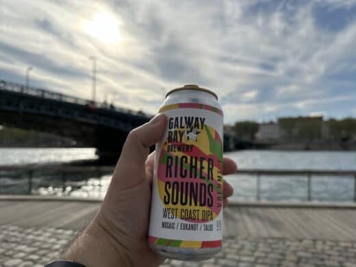 Mit dem Wegbier an der Rhone angekommen