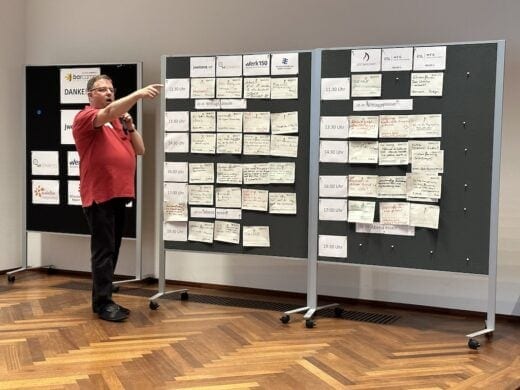 Jan bei der Sessionplanung