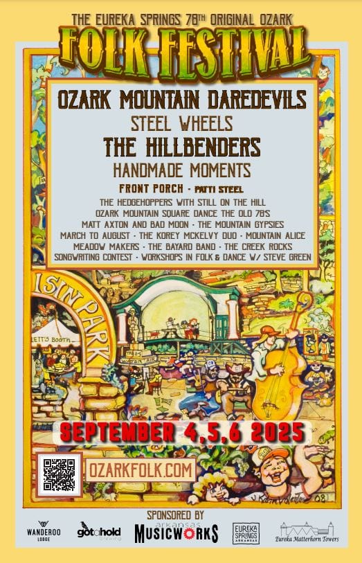 Folk Festival in Eureka Springs Arkansas