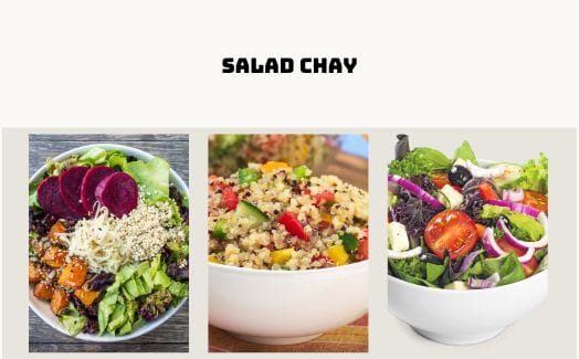 Salad chay.