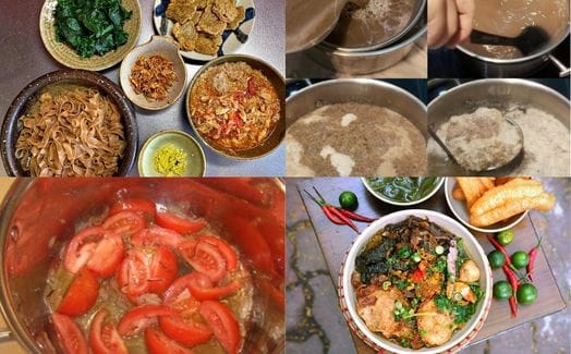 Hướng dẫn cách làm bánh đa cua
