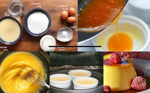 Cách làm bánh flan