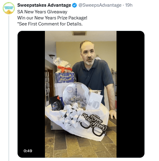 exclusive sweepstakes