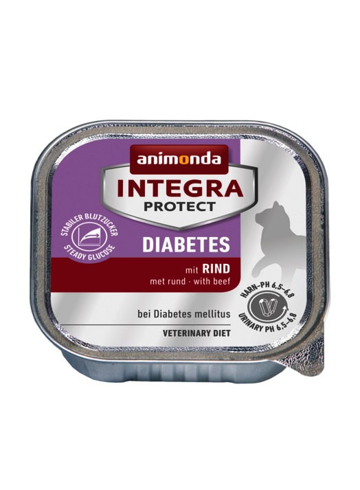 Integra Protect диабет коте 100 г телешко, (16 бр/стек)