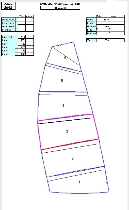 GD VOILE NC 12 A CORNE COMPATIBLE 245 G
