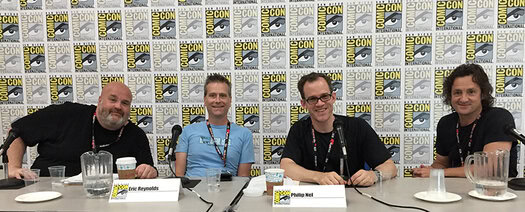 Barnaby panel: Tom Spurgeon, Eric Reynolds, Philip Nel, Jeff Smith