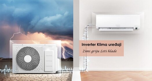 Vanjska i unutarnja jedinica klima-uređaja