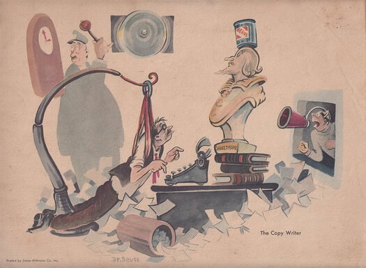 Dr. Seuss, "The Copy Writer" (1936)