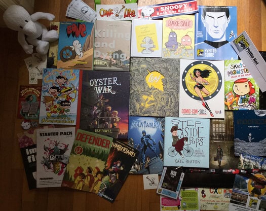ComicCon 2016: Phil's books and swag