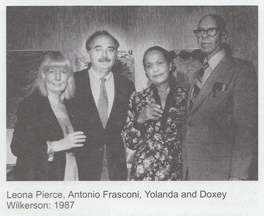 Village Creek: Leona Pierce, Antonio Frasconi, Yolanda and Doxey Wilkerson, 1987