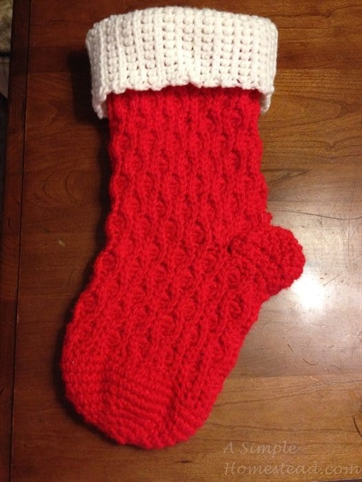 Christmas in July stocking