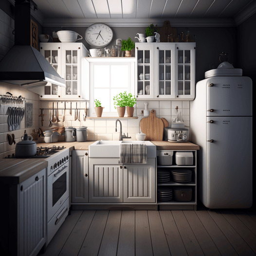 organized kitchen for safety