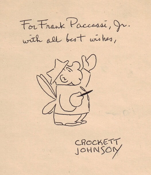 Mr. O'Malley, as drawn by Crockett Johnson, 1962