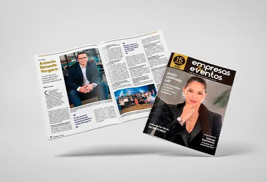Entrevista a Antonio Rolando Vergara, CEO de Kashio, publicada en la revista Empresas & Eventos