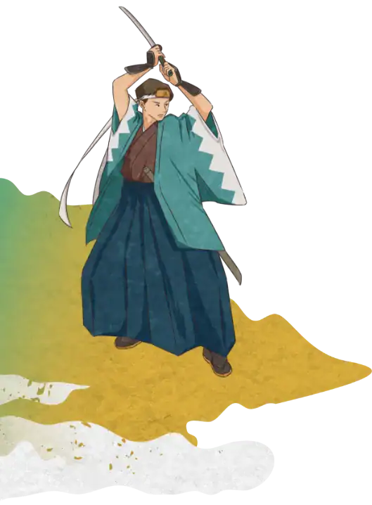 武士のイラスト