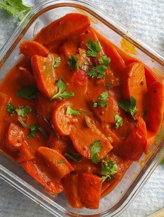 puli mullangi | radish in tamarind sauce