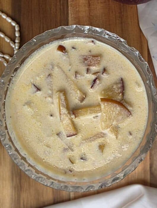 apple almond kheer
