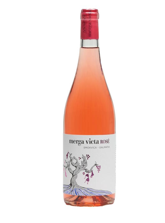 Merga Victa Rose 2022. je vino nastalo od sorti Plavina i Plavac mali, macerirano je dva sata na niskoj temperaturi. Vesele i žive roze boje i ugodnih aroma zrelog šumskog voća, posebno jagoda uz natruh aroma tamnih trešanja i latica ruže. Osvježavajućih kiselina, laganije, elegentno i uravnoteženo.