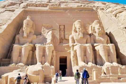 Abu Simbel Tempel bei Assuan während einer 3 Tage Privatreise von Marsa Alam nach Assuan und Luxor