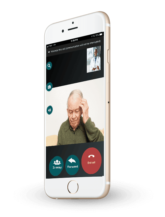 Check-in with patients anytime with visual context via live video calls. Reassure and respond quickly to patient concerns – cutting down on emergency visits or unnecessary office visits.
