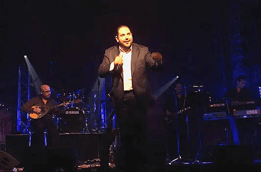 Greek Bouzouki Player Bobby Terzakis live at Rialto Theatre with Stelios Dionisiou