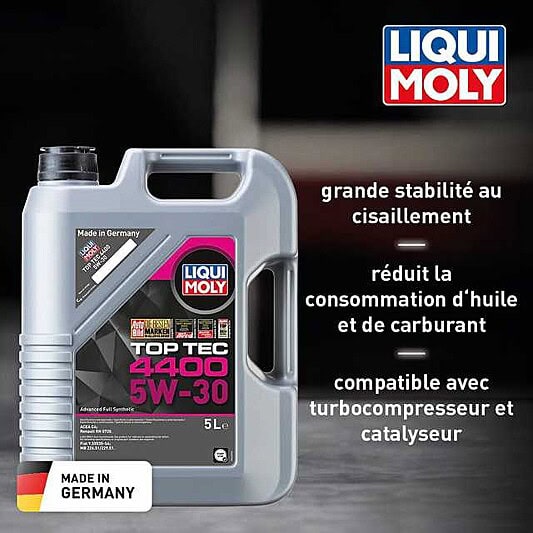Top Tec 4400 5W-30 | LIQUI MOLY– Spéciale Renault & Protection FAP – Image 3
