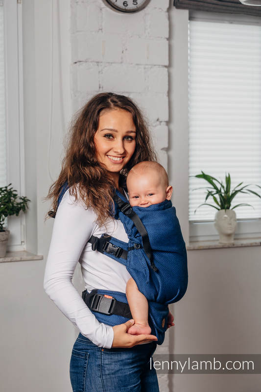 LennyUpGrade - mała jodełka kobalt | LennyLamb