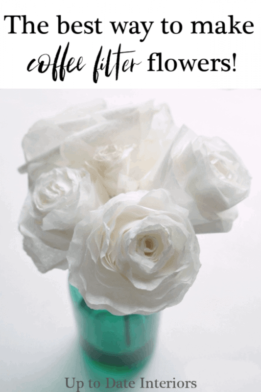 Best Way Coffee Filter Flowers DIY Pinterest Black