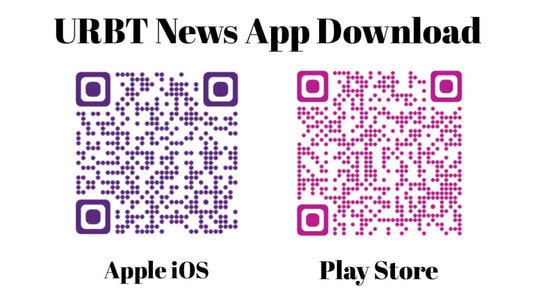 URBT News App QR Code