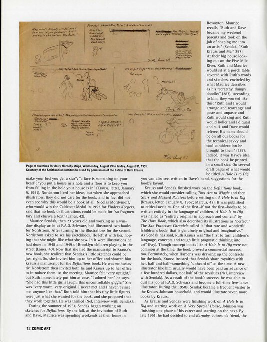 Philip Nel, "Crockett Johnson and the Purple Crayon: A Life in Art," Comic Art 5 (Winter 2004), p. 12