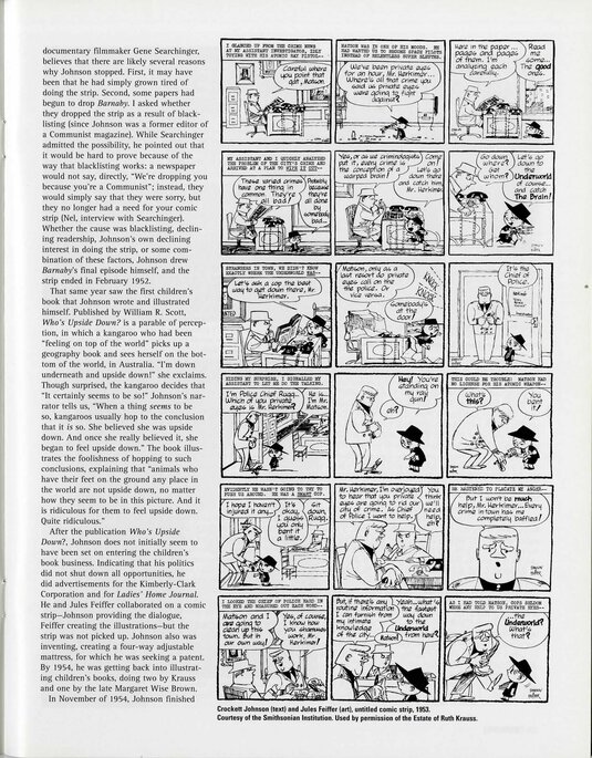Philip Nel, "Crockett Johnson and the Purple Crayon: A Life in Art," Comic Art 5 (Winter 2004), p. 13