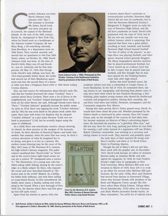Philip Nel, "Crockett Johnson and the Purple Crayon: A Life in Art," Comic Art 5 (Winter 2004), p. 3