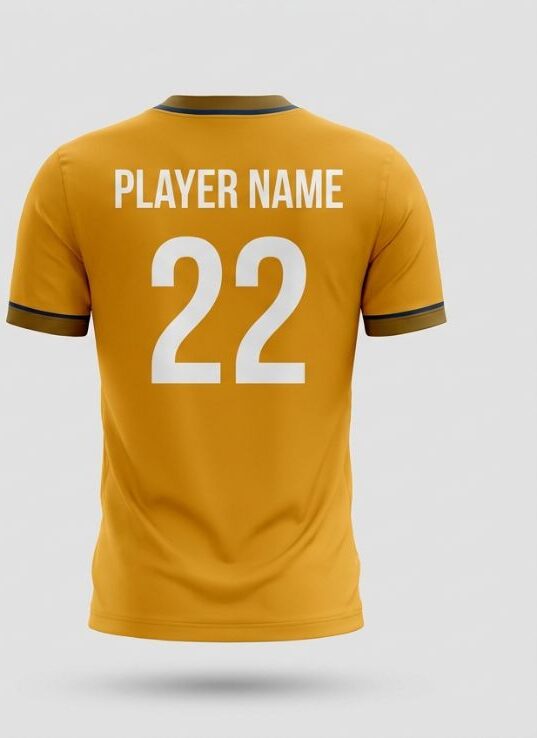 Amber Chevron Badminton Jersey - Image 2