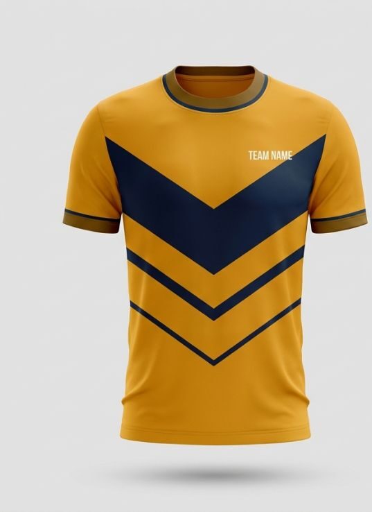 Amber Chevron Badminton Jersey