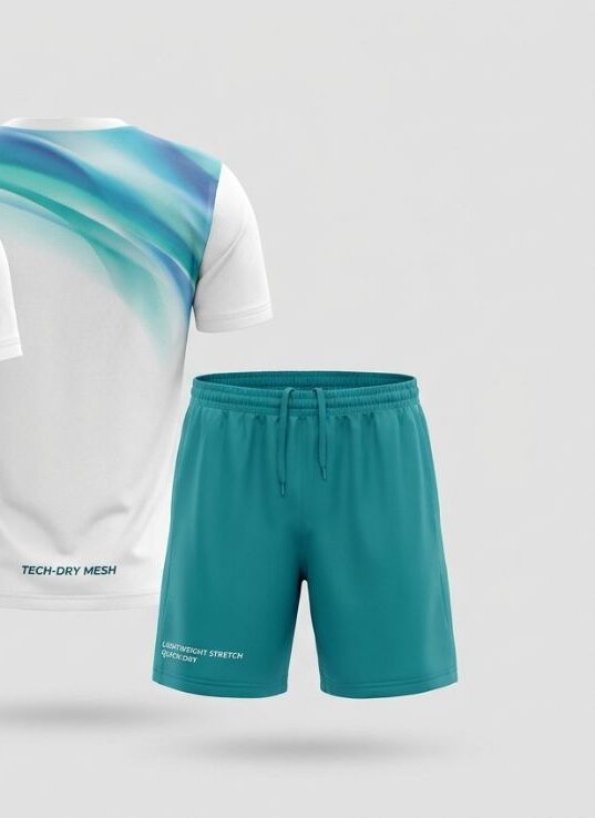 Vapor Teal Badminton Jersey - Image 2