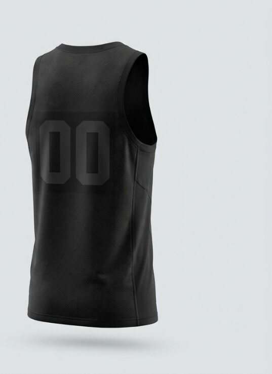 Blackout Mono Basketball Jersey - Image 2