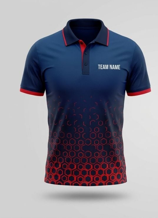 Navy Matrix Cricket Jersey