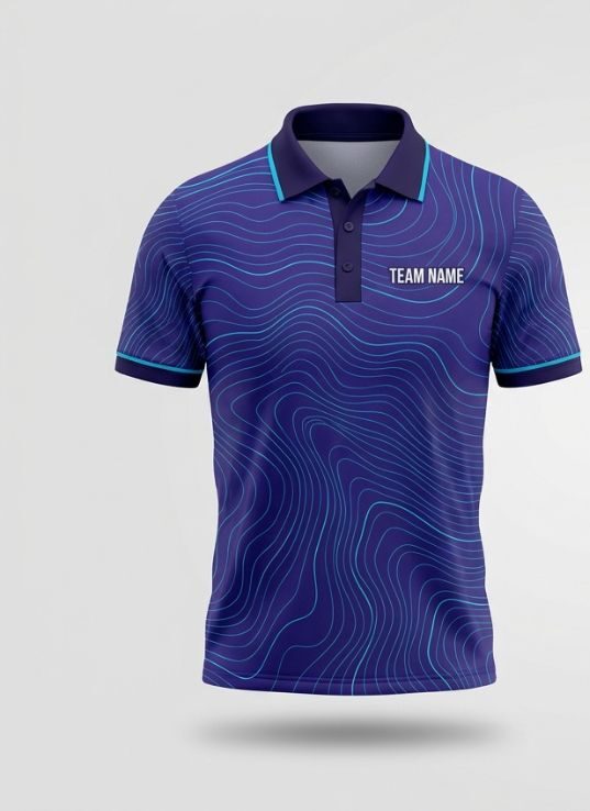 Indigo Topo Cricket Jersey