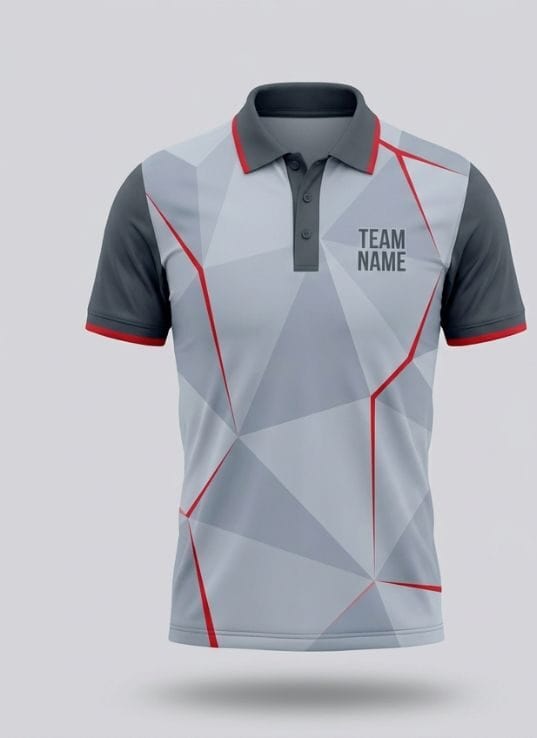 Silver Facet Cricket Jersey