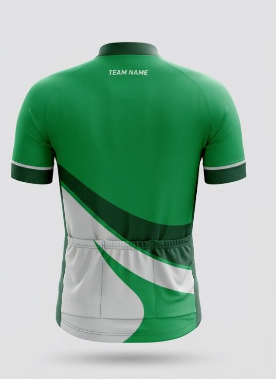 Emerald Wave Cycling Jersey - Image 2